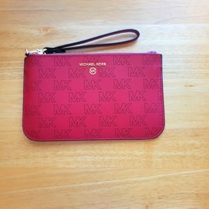 Michael Kors Red Clutch 8.5 by 5